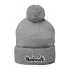 Treelogo Outline Pom Foldup Beanie