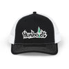 Treelogo Outline Trucker Richardson 112 Snap Hat-Wht outline