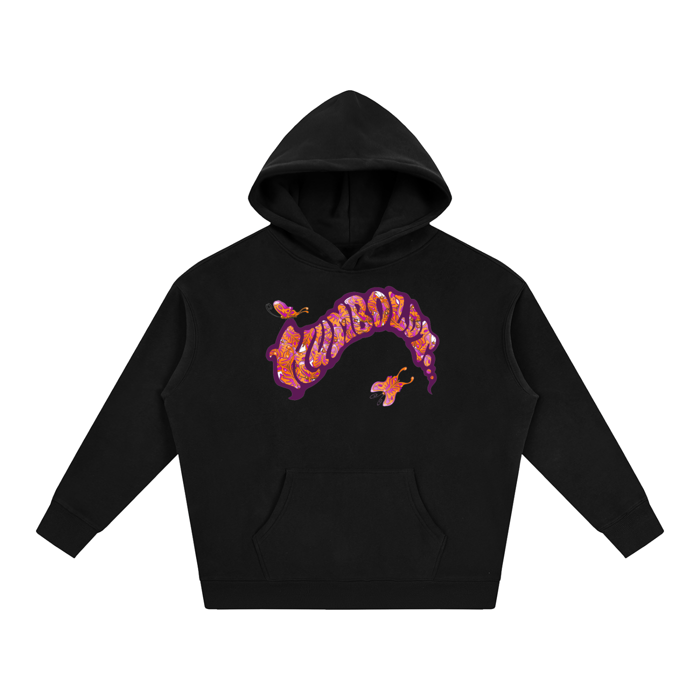 Humboldt Butterfly Oversize Fleeced Pullover Hoodie - CUSTOM ORDER