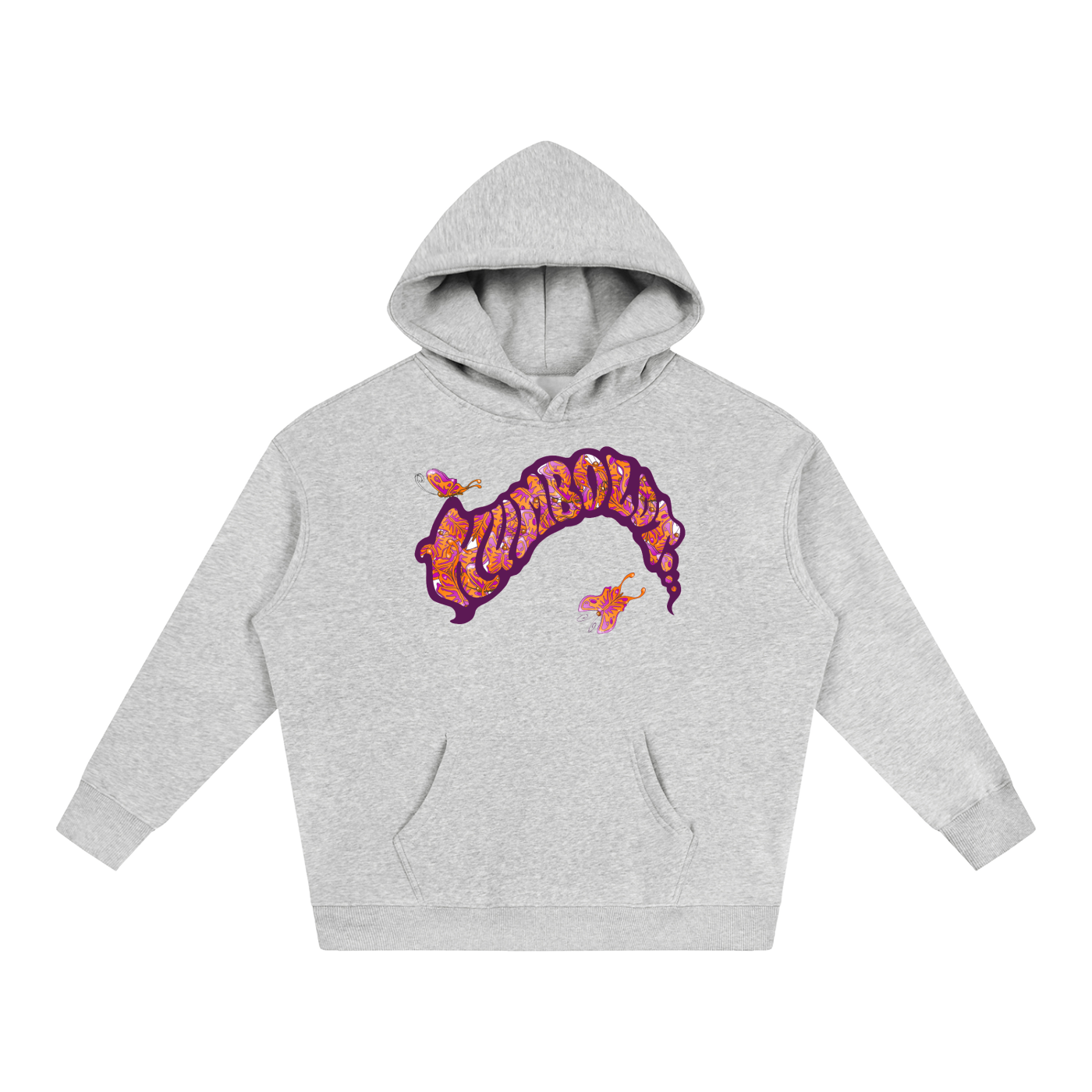Humboldt Butterfly Oversize Fleeced Pullover Hoodie - CUSTOM ORDER