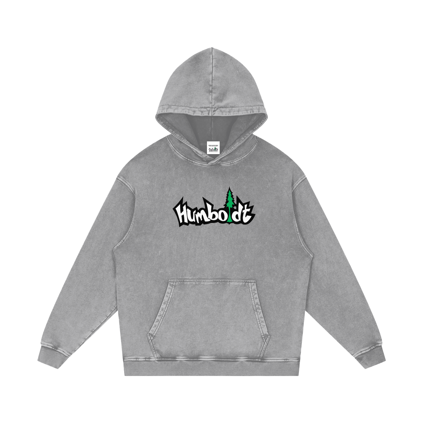 Bigfoot Surfin Snow Washed Loose Cotton Hoodie-CUSTOM ORDER