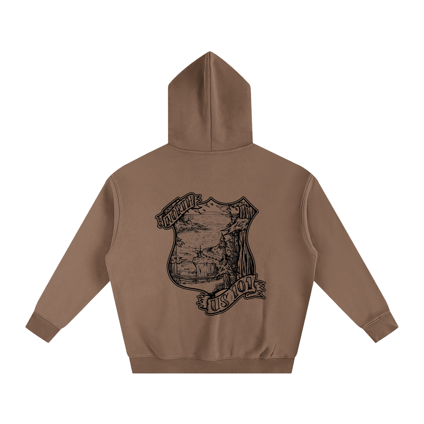 101 North Oversize Fleeced Hoodie-CUSTOM ORDER