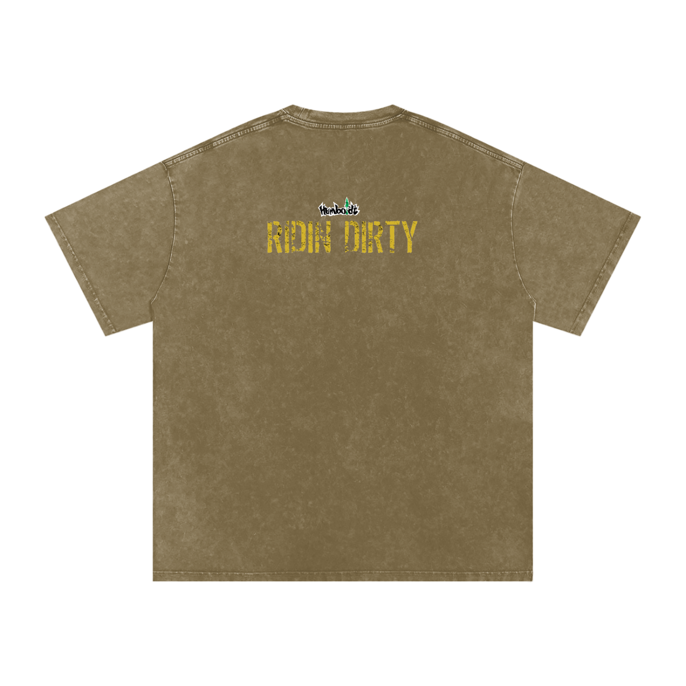 Ridin Dirty Snow Washed Oversized Cotton TShirt - CUSTOM ORDER