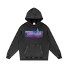 Spaced Out Snow Washed Loose Cotton Hoodie-CUSTOM ORDER