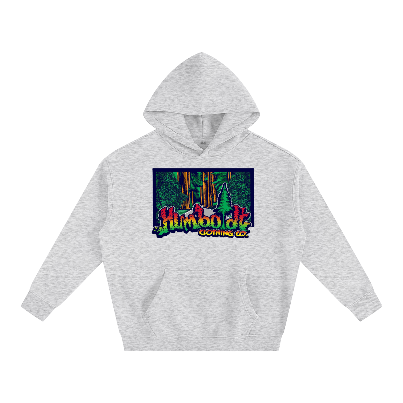 Rasta Forest Oversize Fleeced Hoodie-CUSTOM ORDER