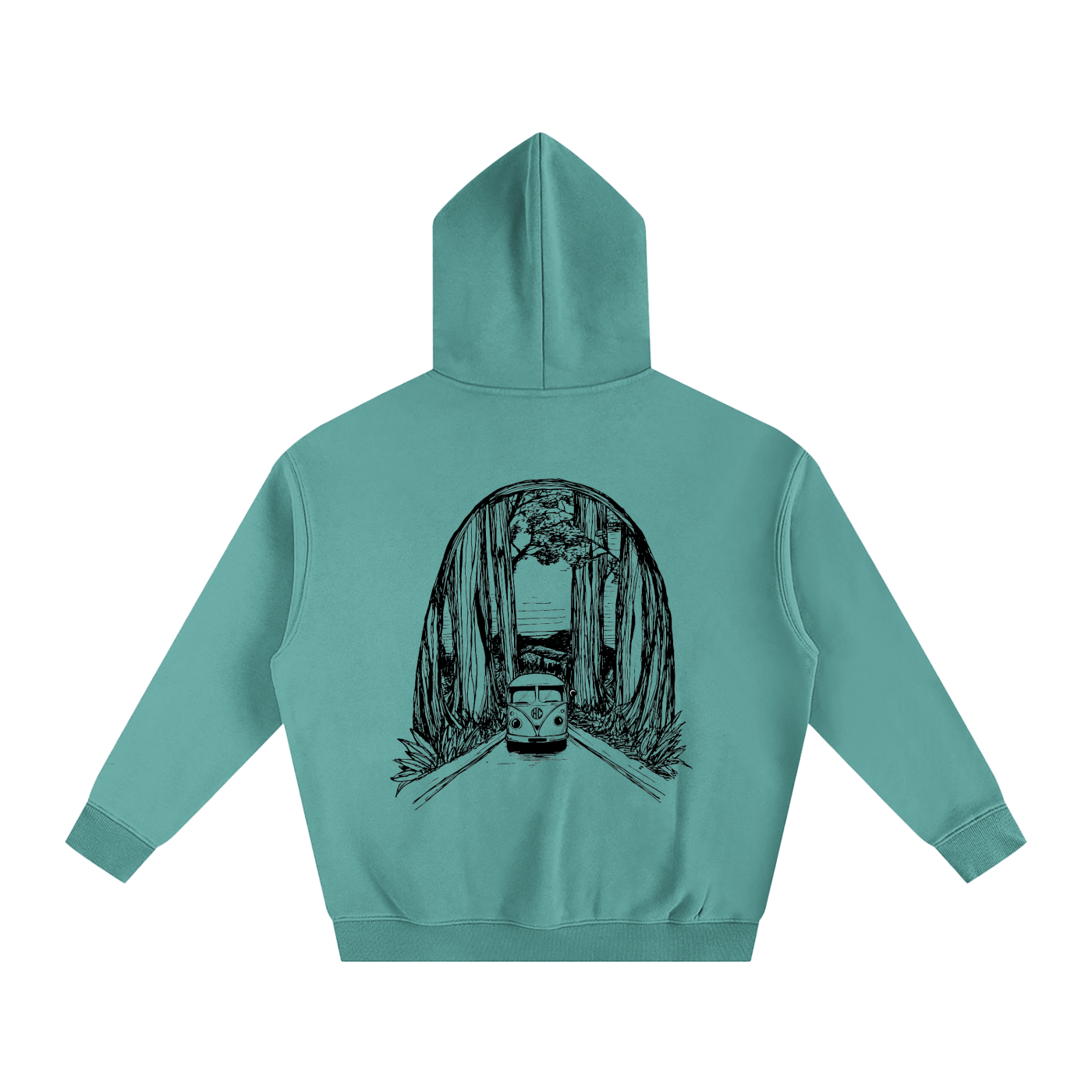 V Dub Oversize Fleeced Hoodie-CUSTOM ORDER