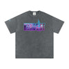 Spaced Out Snow Washed Oversized Cotton TShirt - CUSTOM ORDER