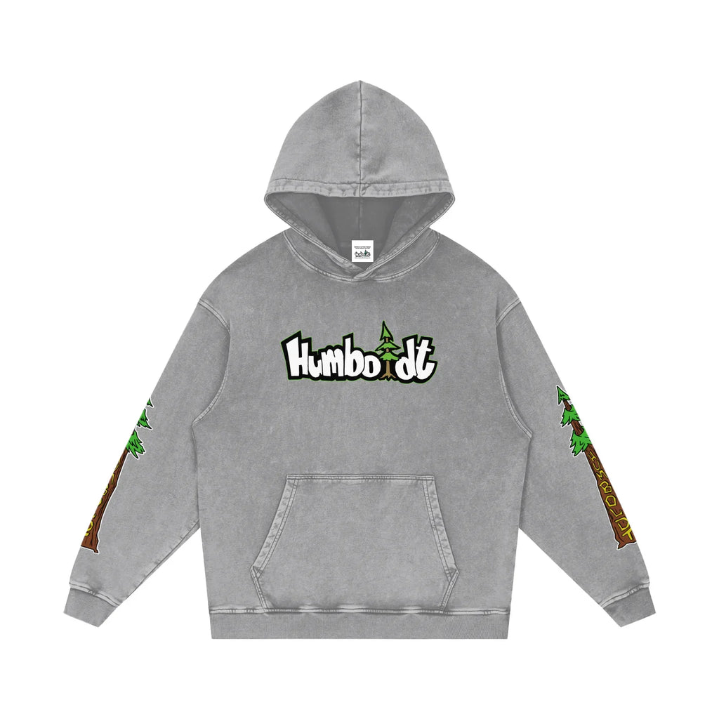 Avenue Trees New Style Logo Snow Washed Loose Cotton Pullover Hoodie - CUSTOM ORDER