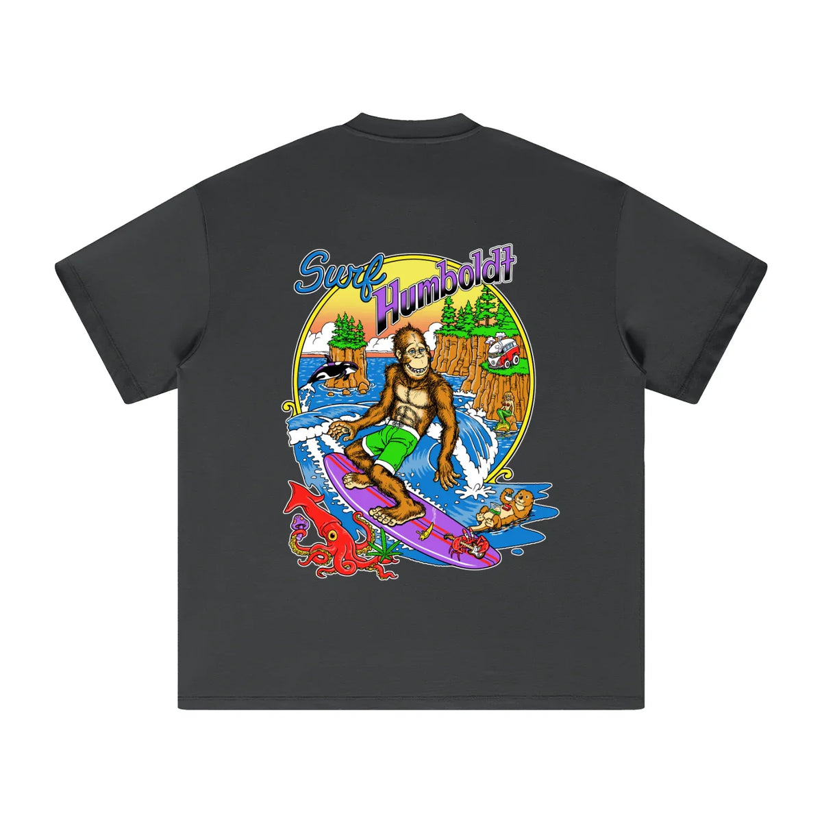 Surf Humboldt Heavyweight Earth Tone TShirt - CUSTOM ORDER