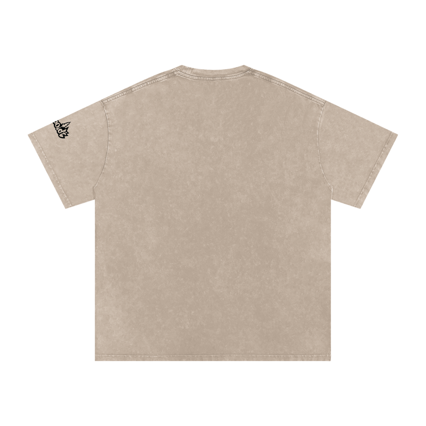 Highway 36 Snow Washed Oversized Cotton TShirt Black Ink Colorway - CUSTOM ORDER