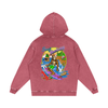 Bigfoot Surfin Snow Washed Loose Cotton Hoodie-CUSTOM ORDER