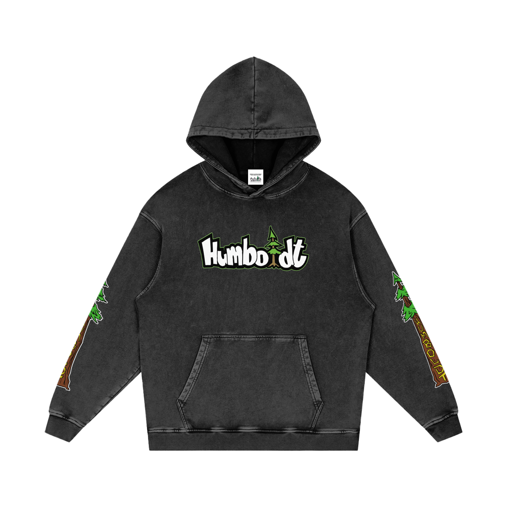 Avenue Trees New Style Logo Snow Washed Loose Cotton Pullover Hoodie - CUSTOM ORDER