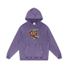 Hearts and Dagger Snow Washed Loose Cotton Pullover Hoodie - CUSTOM ORDER