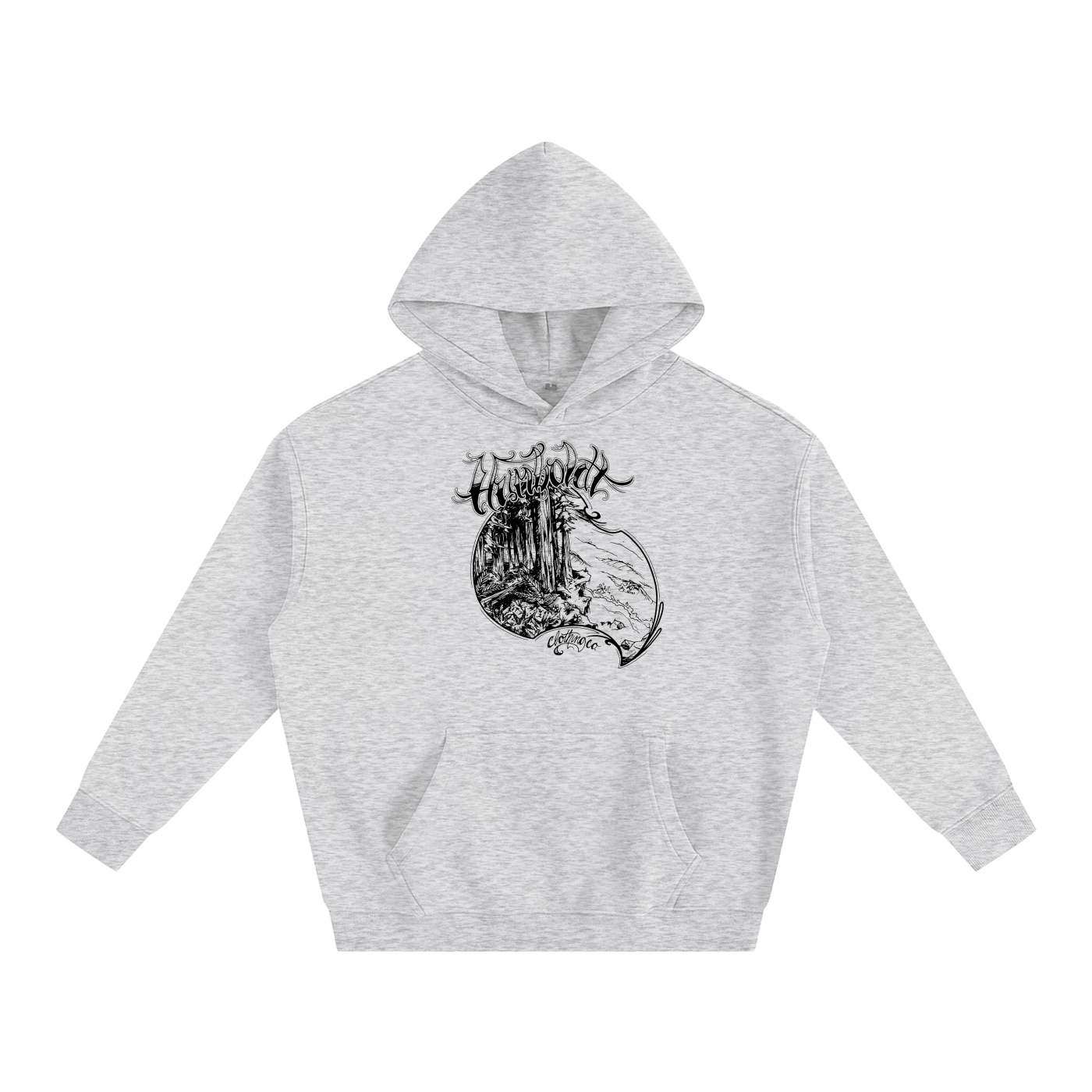 Inked Paradise Oversize Fleeced Hoodie-CUSTOM ORDER