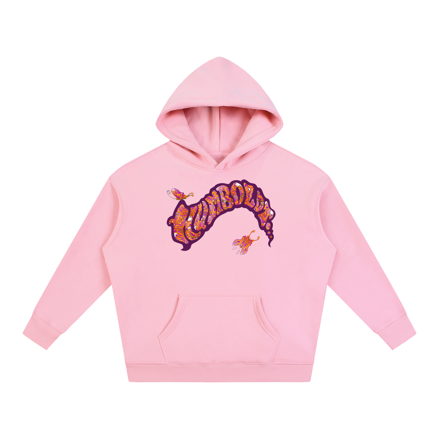 Humboldt Butterfly Oversize Fleeced Pullover Hoodie - CUSTOM ORDER