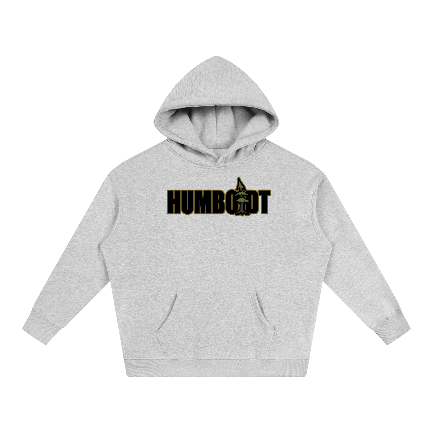 Humboldt Blockstyle Oversize Fleeced Pullover Hoodie Earthy Colorway - CUSTOM ORDER