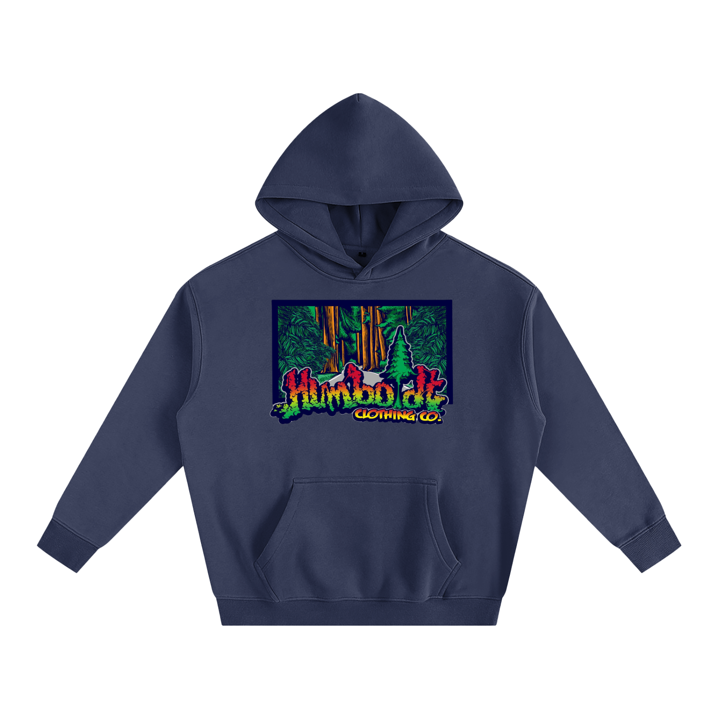 Rasta Forest Oversize Fleeced Hoodie-CUSTOM ORDER