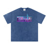 Spaced Out Snow Washed Oversized Cotton TShirt - CUSTOM ORDER