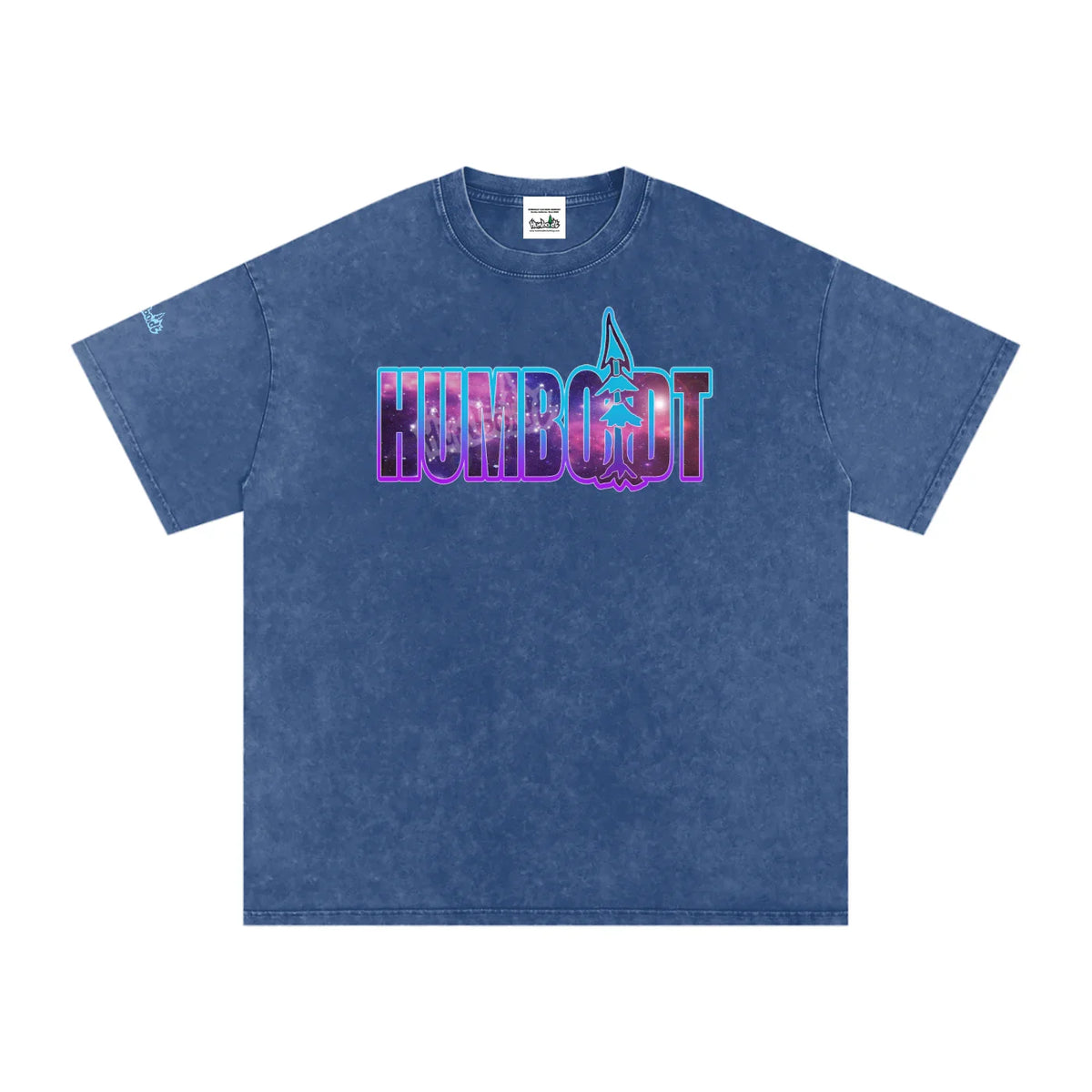 Spaced Out Snow Washed Oversized Cotton TShirt - CUSTOM ORDER