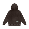 Hearts and Dagger Snow Washed Loose Cotton Pullover Hoodie - CUSTOM ORDER