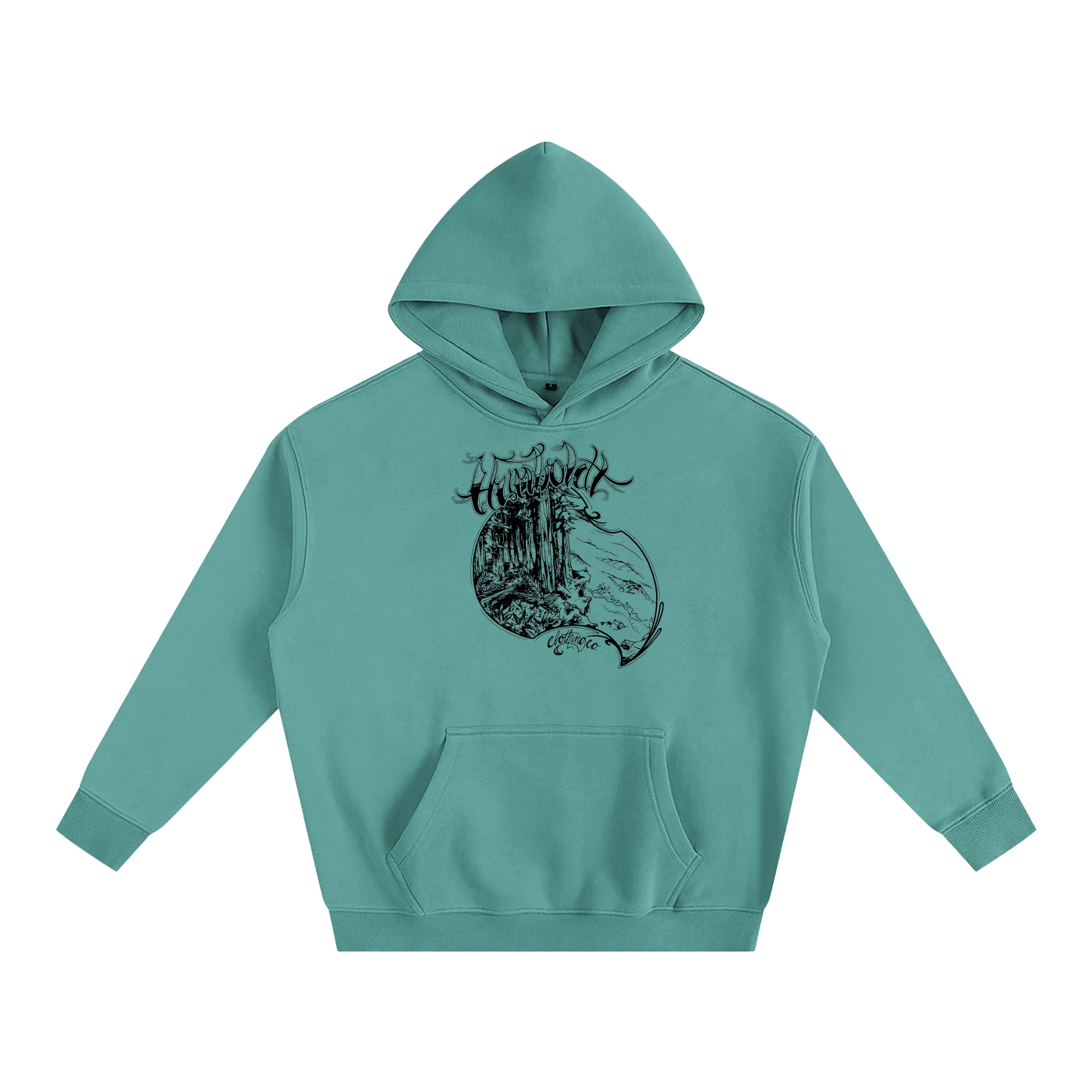 Inked Paradise Oversize Fleeced Hoodie-CUSTOM ORDER