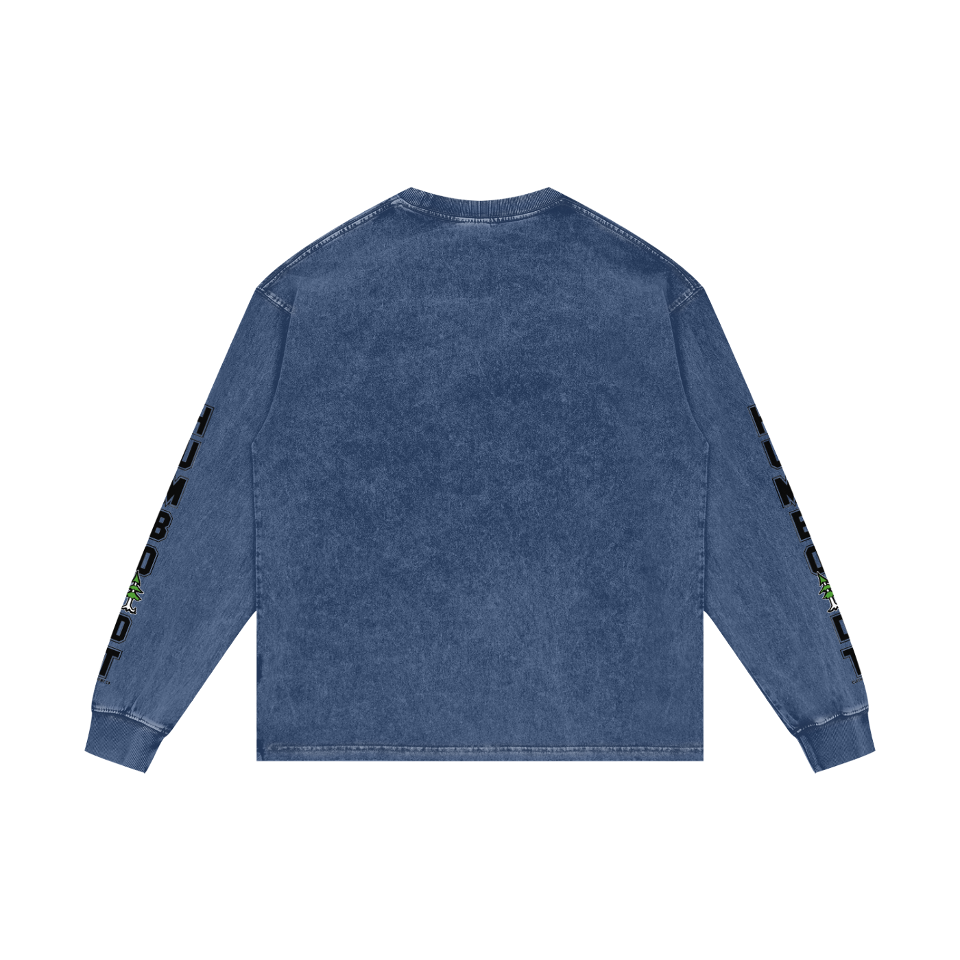 Cali High Life Acid Wash Oversize Long Sleeve TShirt - CUSTOM ORDER
