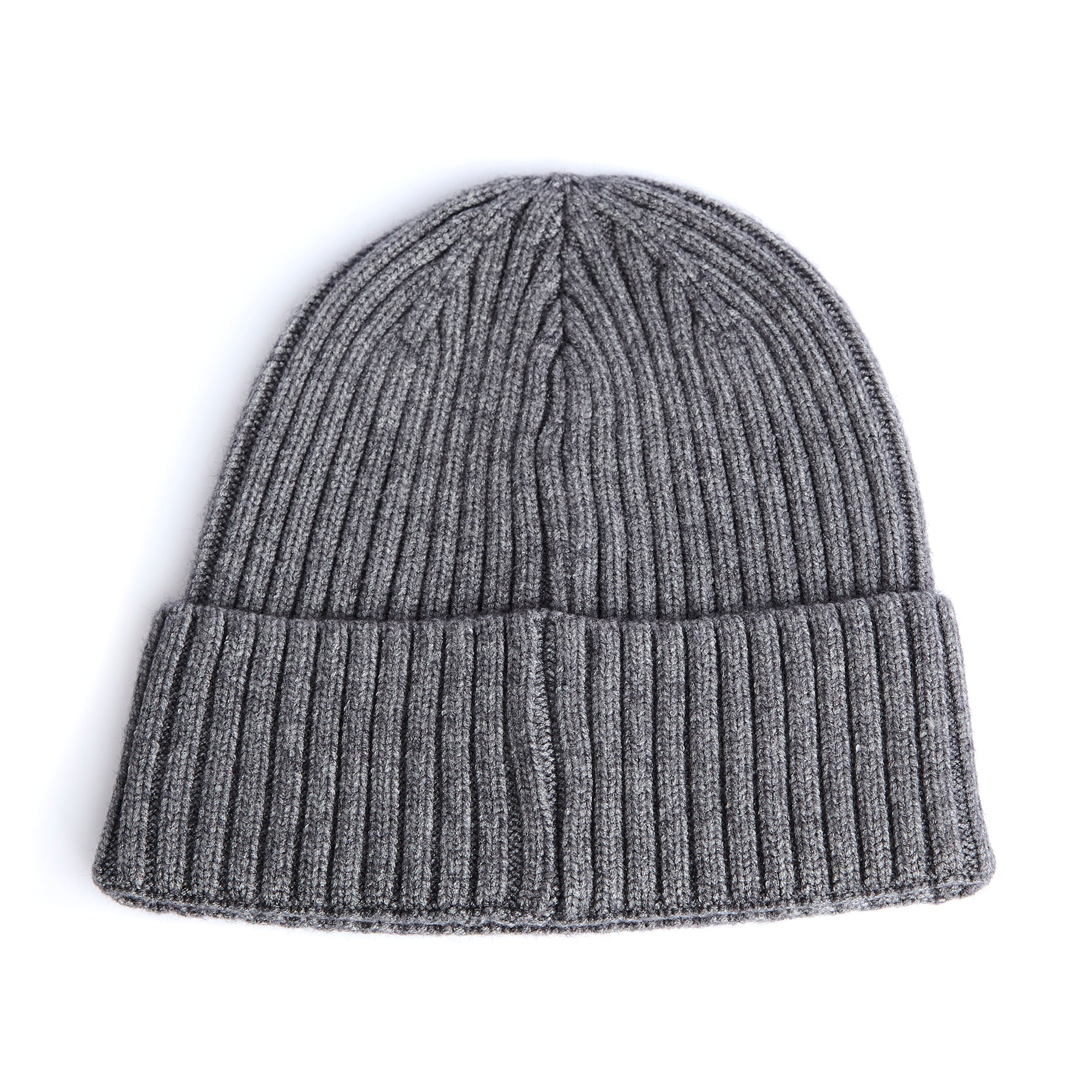 New Style Treelogo Cable Foldup Beanie Grey