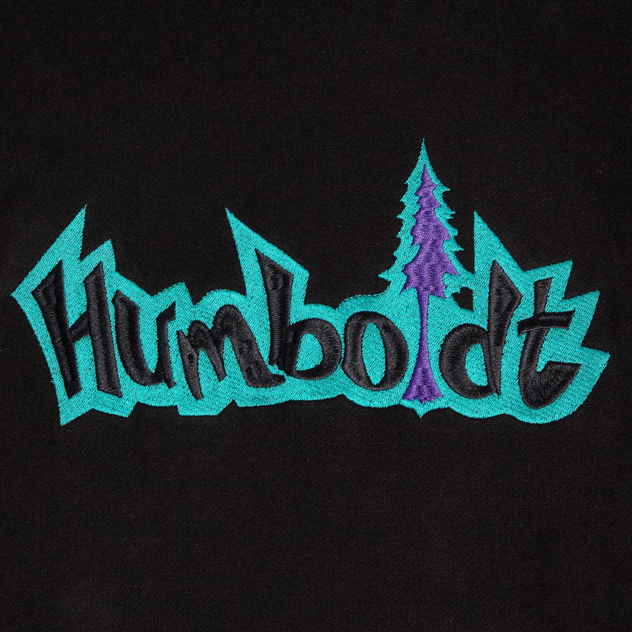 Big Treelogo EMB P/O BLK-TUR-PUR Pullover Hoodie