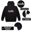 Big Treelogo EMB P/O BLK-WHT-KEL Pullover Hoodie