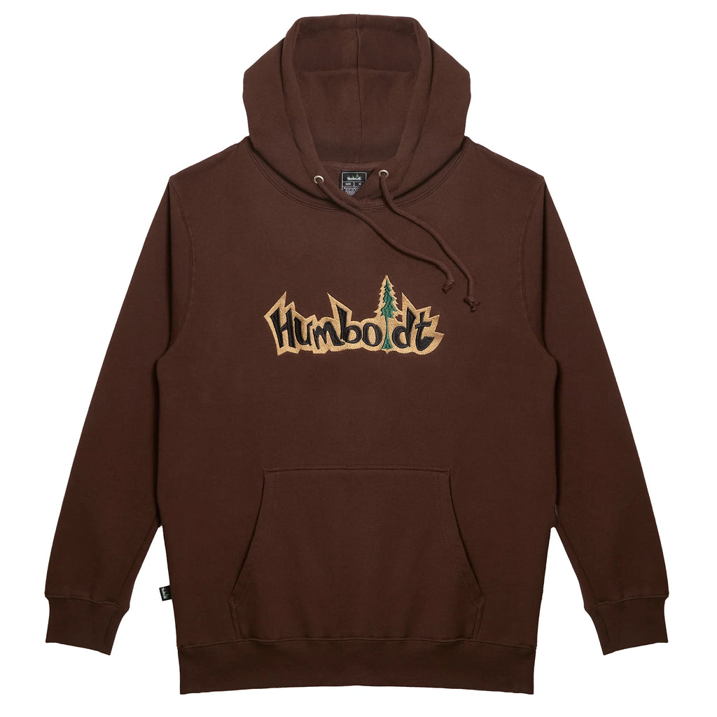 Big Treelogo EMB P/O BRN-TAN-FOR Pullover Hoodie