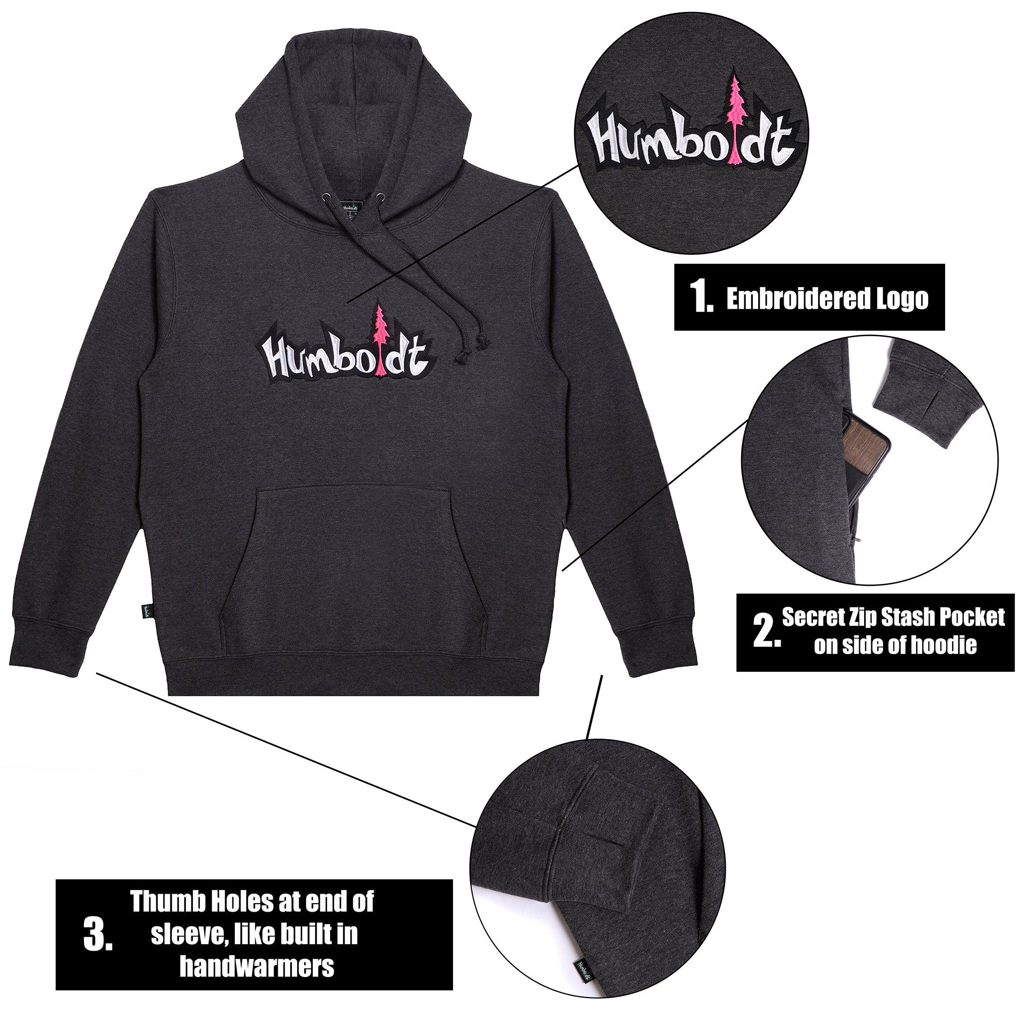 Big Treelogo EMB P/O CHA-BLK-HPK Pullover Hoodie