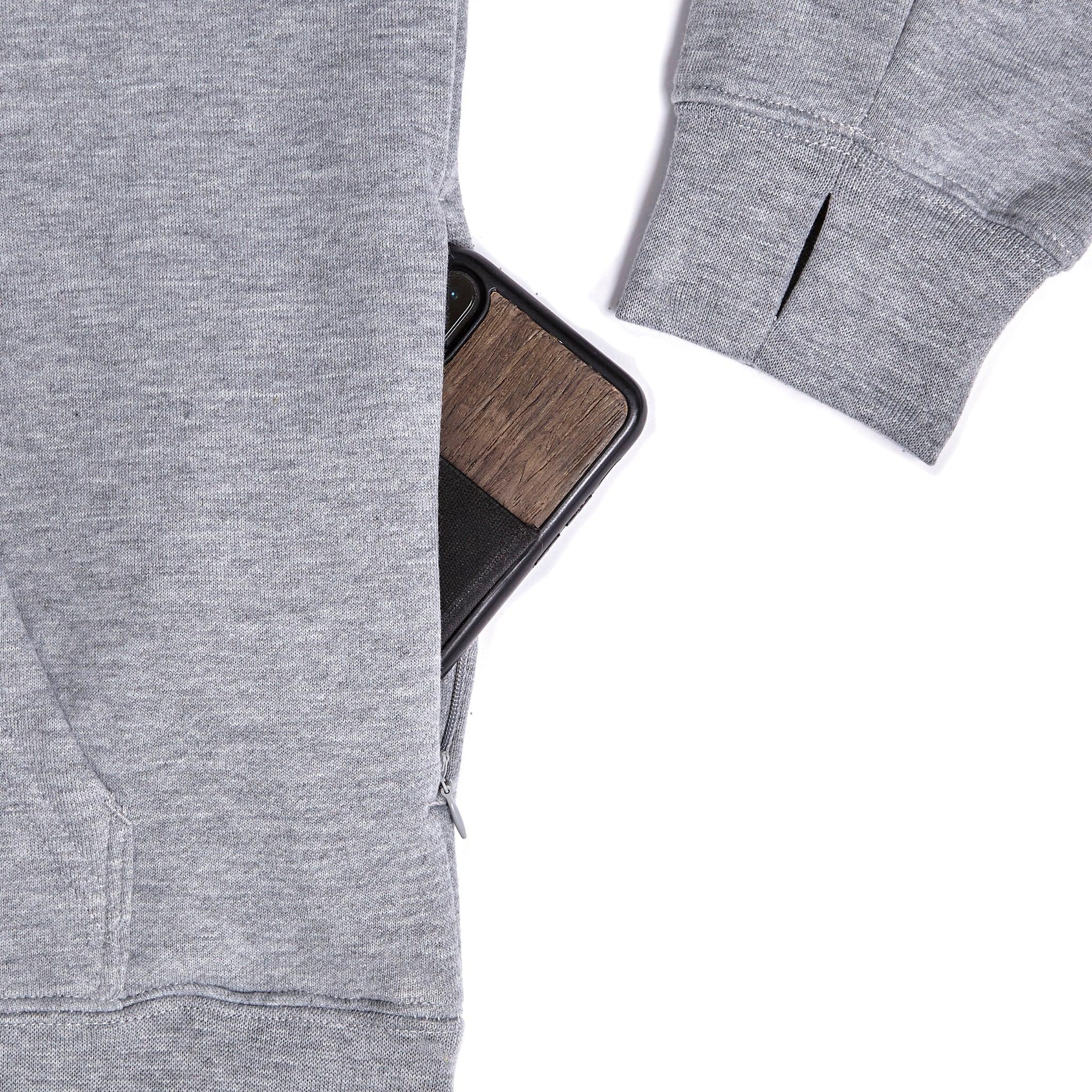 Big Treelogo EMB P/O HEA-BLK-FOR Pullover Hoodie
