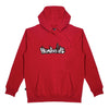 Big Treelogo EMB P/O RED-BLK-GRY Pullover Hoodie