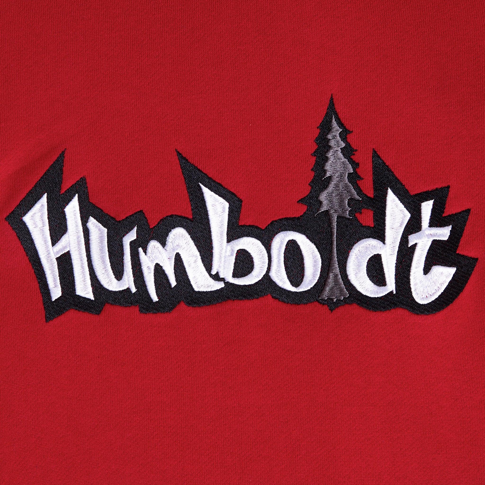 Big Treelogo EMB P/O RED-BLK-GRY Pullover Hoodie