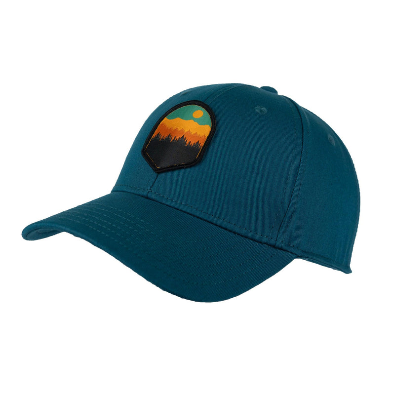 CB Mountain Scene Icon Snap Hat Atlantic