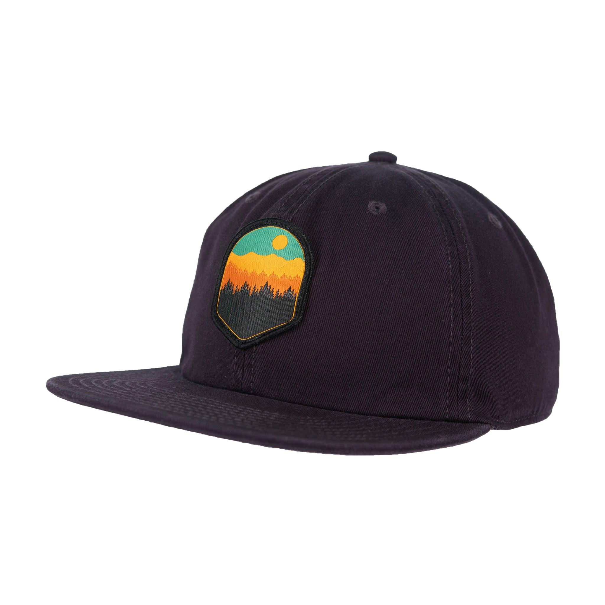 FB Mountain Scene Class Strap Hat Plum