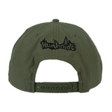 FB MOUNTAIN SCENE SURF SNAP HAT ARMY