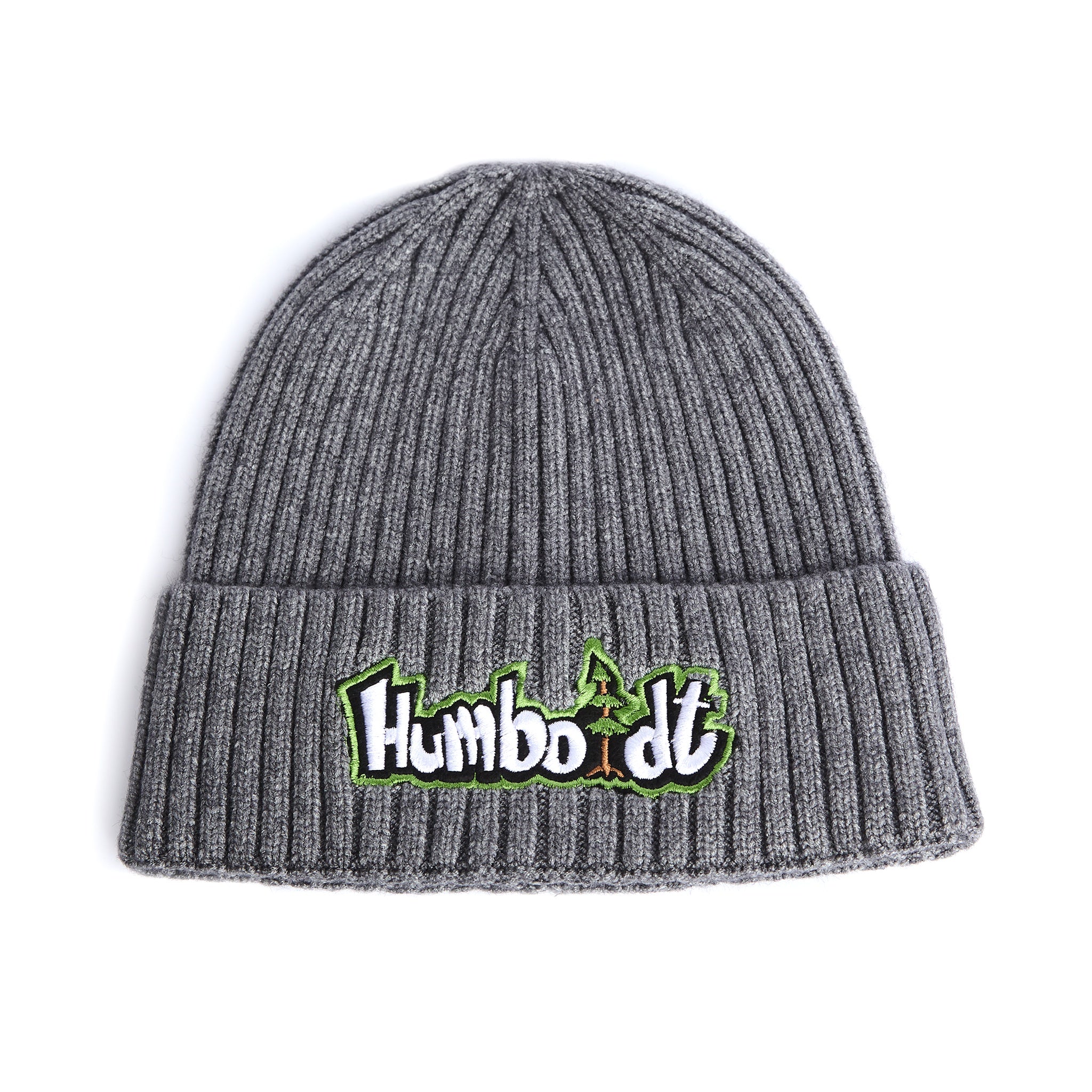 New Style Treelogo Cable Foldup Beanie Grey
