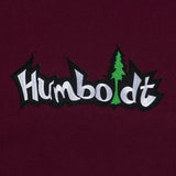 Humboldt Big Treelogo Pullover Hoodie Maroon