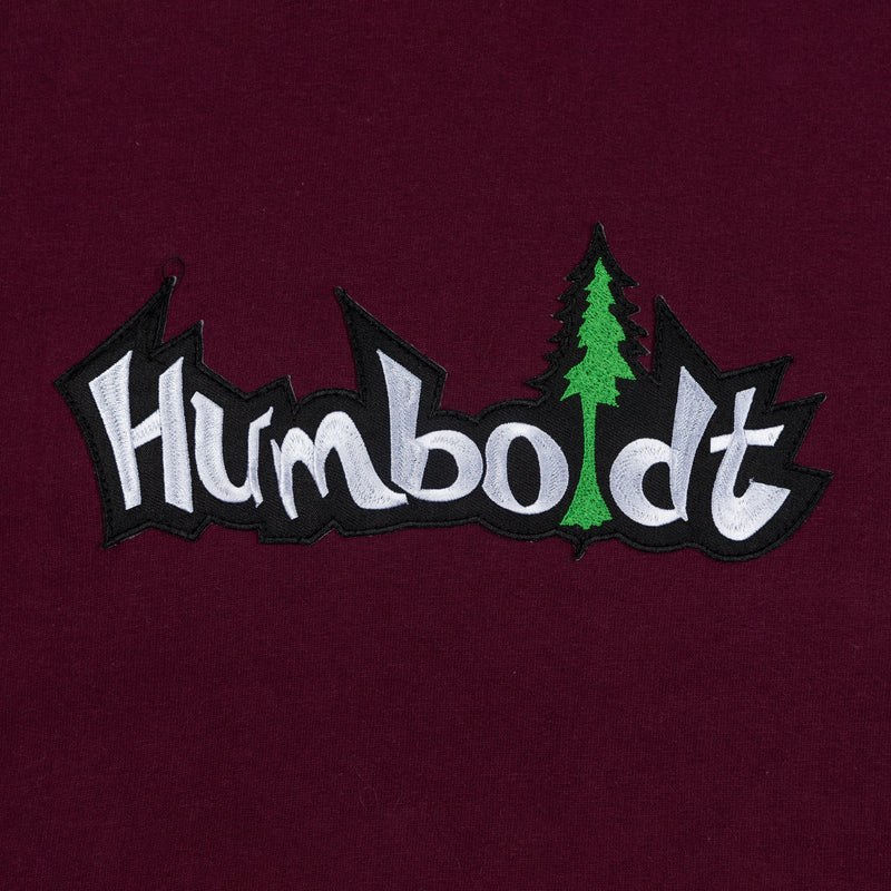 Humboldt Big Treelogo Pullover Hoodie Maroon