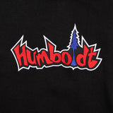Humboldt Embroidered Big Treelogo P/O Hoodie BLK-RED-ROY