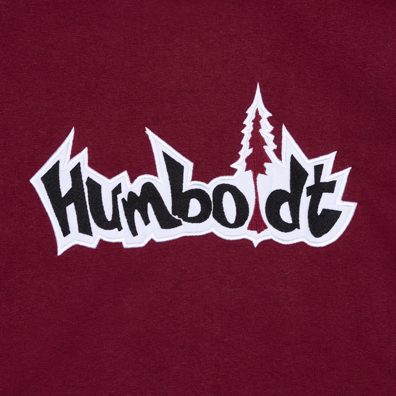 Humboldt Embroidered Big Treelogo P/O Hoodie MAR-BLK-MAR