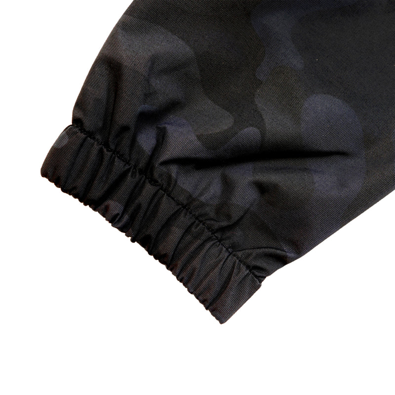 Humboldt Nylon Anorak Windbreaker Jacket Black Camo