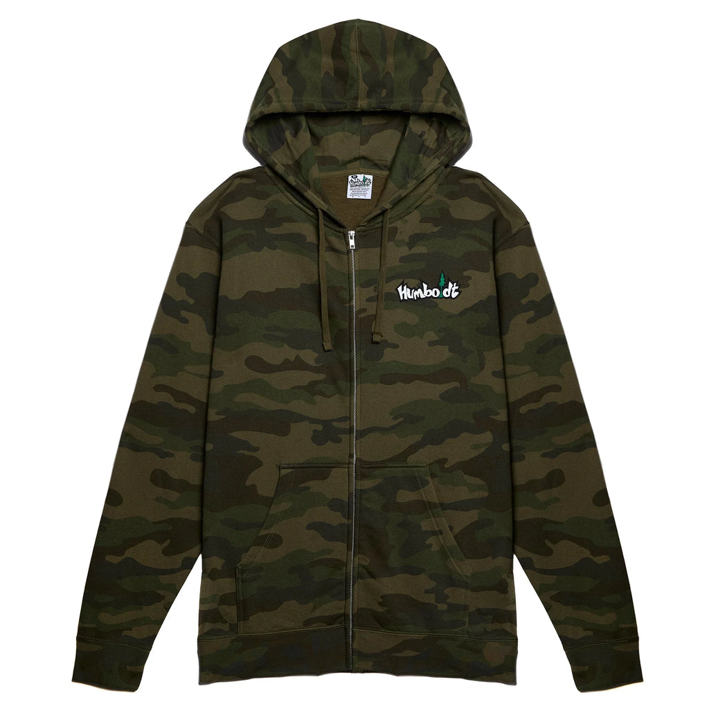 TL Midweight Zip Hoodie Forest Camo