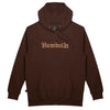 Old English EMB P/O BRN-TAN Pullover Hoodie
