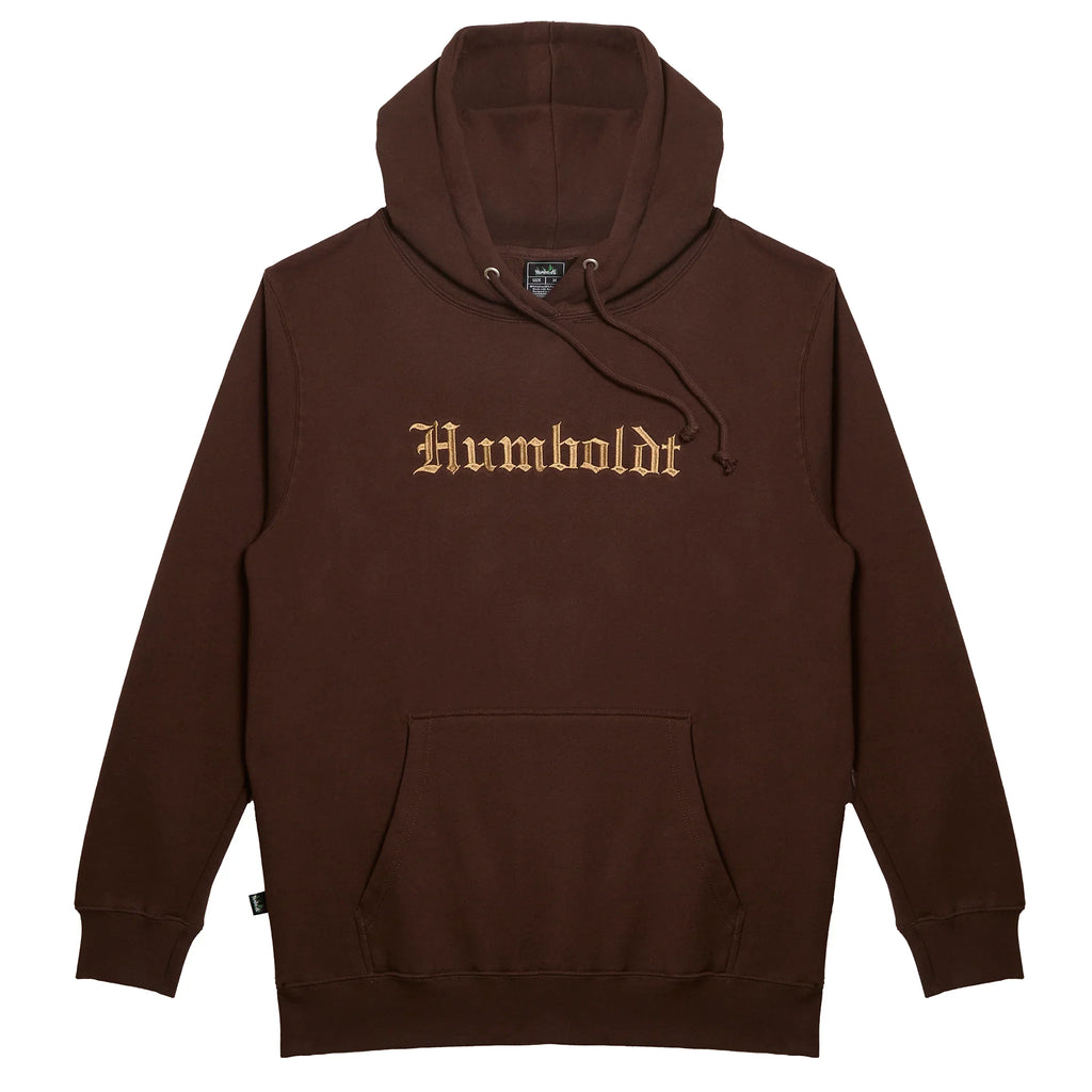 Old English EMB P/O BRN-TAN Pullover Hoodie