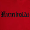 Old English EMB P/O RED-BLK Pullover Hoodie