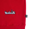 Old English EMB P/O RED-BLK Pullover Hoodie