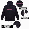 Old English EMB P/O BLK-HPK Pullover Hoodie