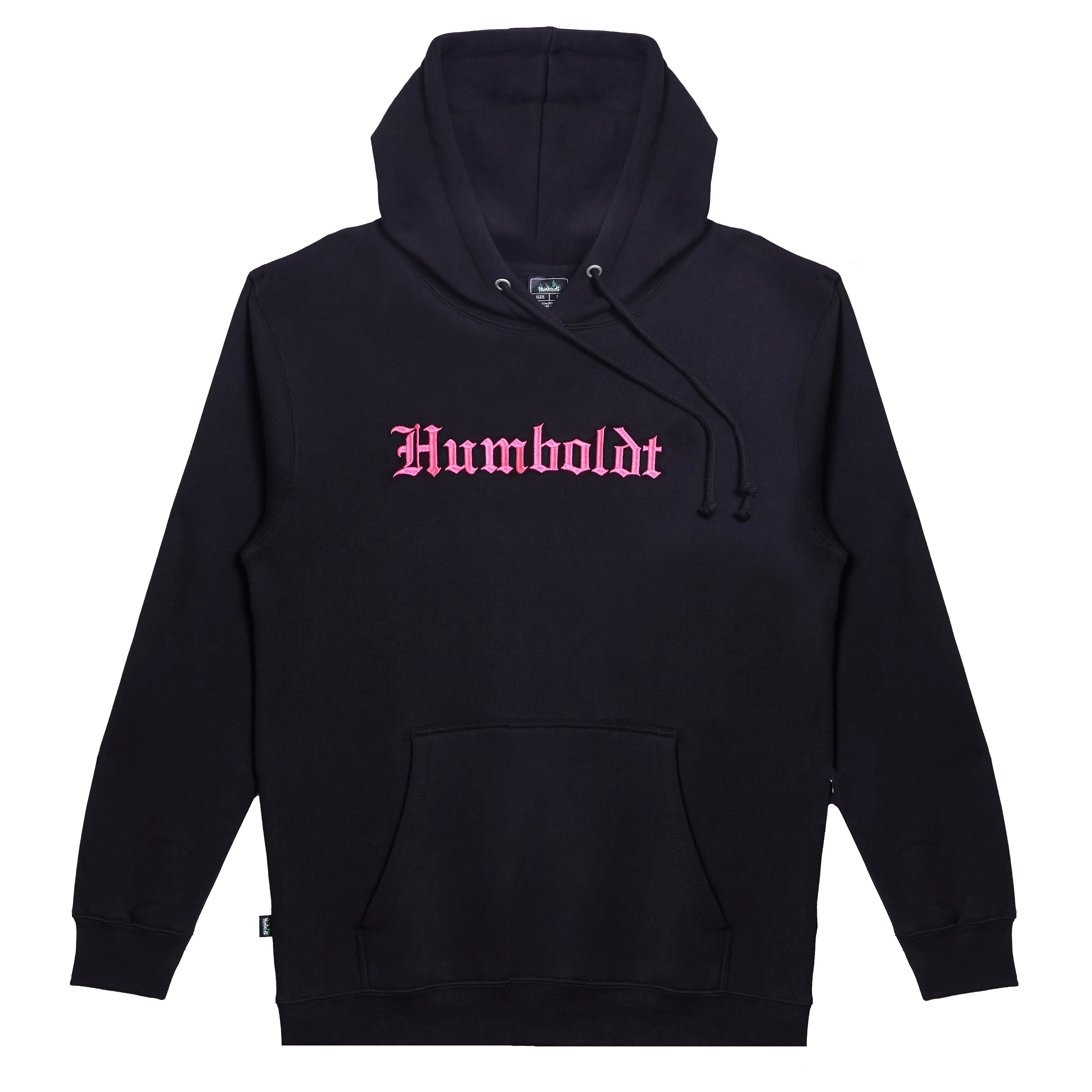 Old English EMB P/O BLK-HPK Pullover Hoodie